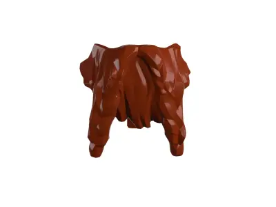 Custom3Dprint Minifigure Accessory - Minifigure Beard S1 - 02 3D print model