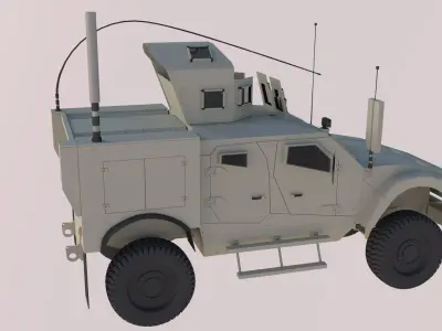 M-ATV armored vehicle 3D model