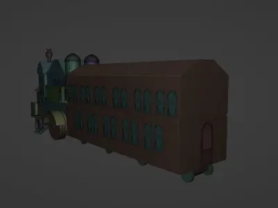Steam House 3D model