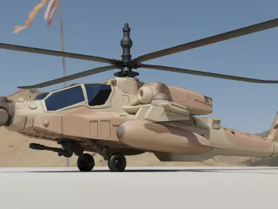 IAF Apache Ah-64 Saraf 3D print model