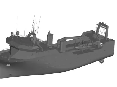 russia Warship  3D model