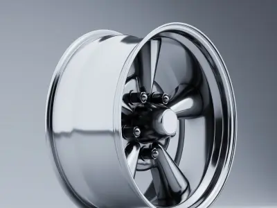 Pacer 177C SUPREME Wheels Low-poly 3D model