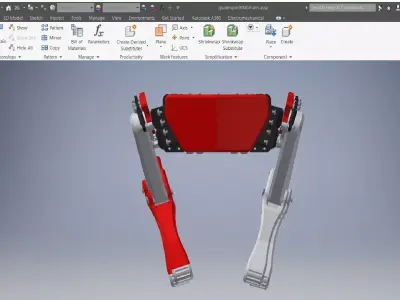 Mechanical Dog Robot 3D model