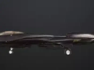 SR71 Inspired Supersonic Recon Aircraft 3D Model 3D model
