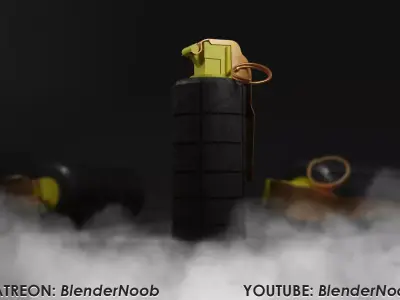 Croatian Grenade Siscanka 3D model