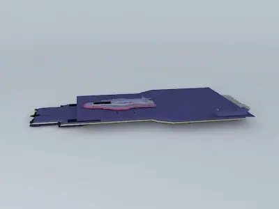 XAC Blue Dragon Space aircraft class Free 3D model