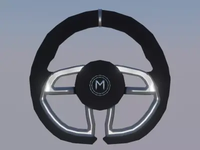 Maia Car Steering Wheel Low-poly 3D model