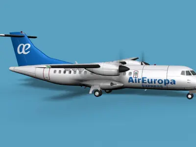 ATR  ATR-42-500 Air Europa 3D model