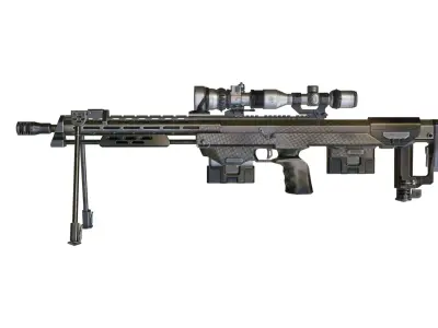 DSR-Precision DSR-1 Low-poly 3D model
