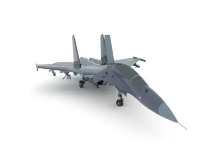 sukhoi fighter jet f15 f16 3D model