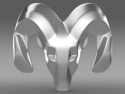 Dodge wheel logo 3D model