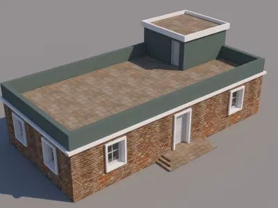 House for Video Games 3D model purchase
