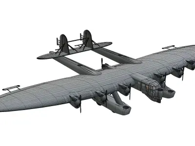 Kalinin K7 Low-poly 3D model
