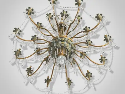 Chandelier Big 1 3D model