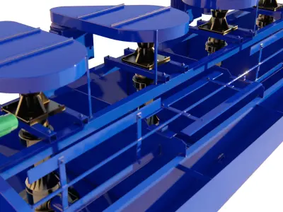 flotation machine 3D Model 3D model