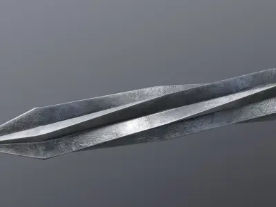 Sword 15 Low-poly 3D model