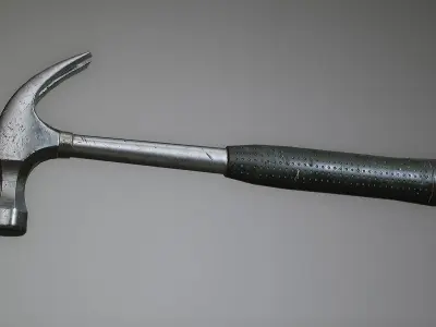 Claw Hammer Low-poly 3D model get