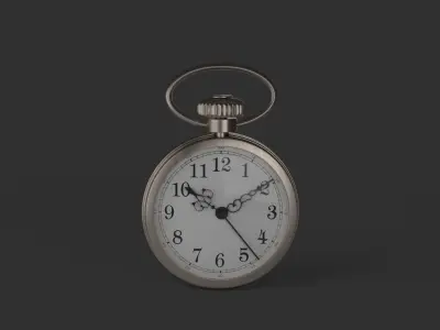 Pocket watch 3D model 3D model