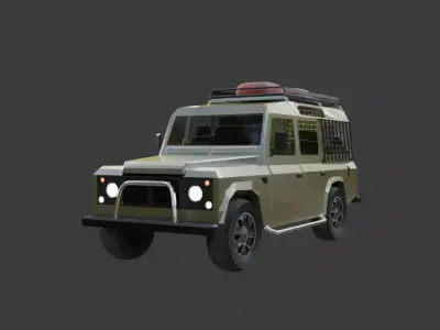 Offroad Vehicle Free low-poly 3D model