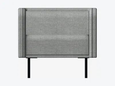 Seat - Sofa - Simplicity - Type 3 - Single Low-poly 3D model