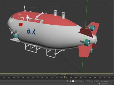 Submarines 3D model