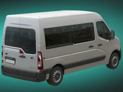 Renault Master 2015 Minibus L2H2 3D model