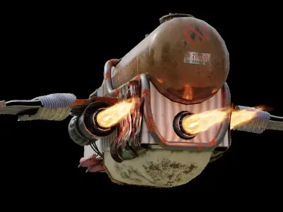 Junk Spaceship 3D model