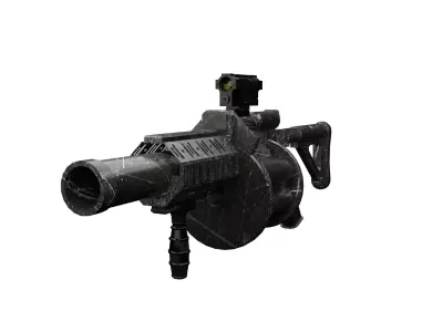M32 Grenade Launcher Low-poly 3D model