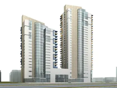Office Building 3D model 298
