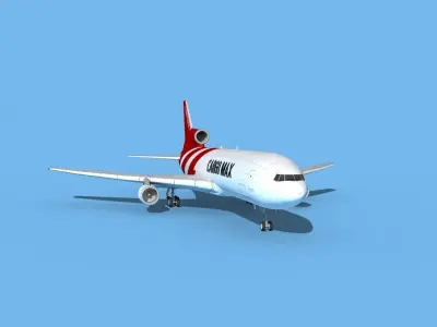 Lockheed L-1011 TriStar Cargo Max 3D model