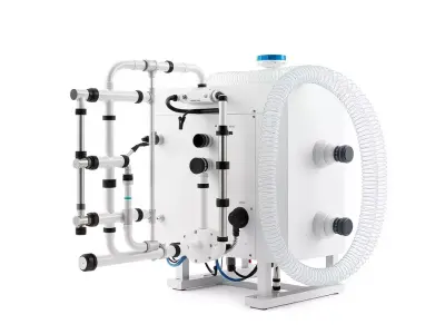 Industrial Ventilation System Model Pack Low-poly 3D model