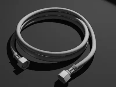 Pneumatic Hose Cable 3D model