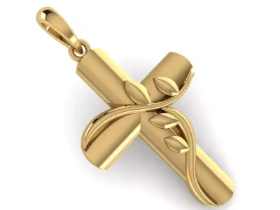 CROSS PENDANT CR162 3D print model