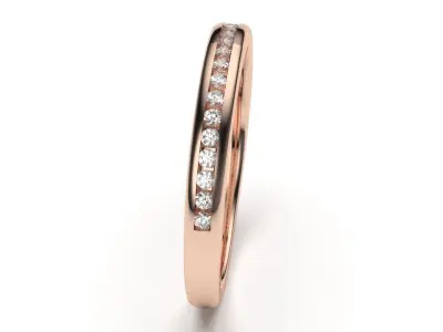 solitaire with ring sizes  8 part S36 3D print model