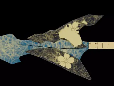 GOLDEN SWORD MODEL Low-poly 3D model