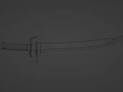 Fantasy Sword  Free 3D model