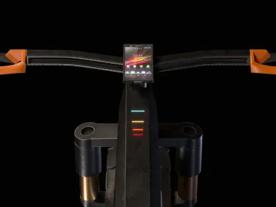 E-bicycle concept 3D model