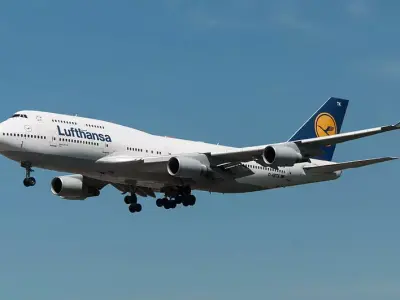 Boeing 747-8 3D model purchase