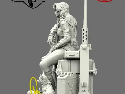 SNIPER WOLF BY CREATIVE GEEK MB 3D print model