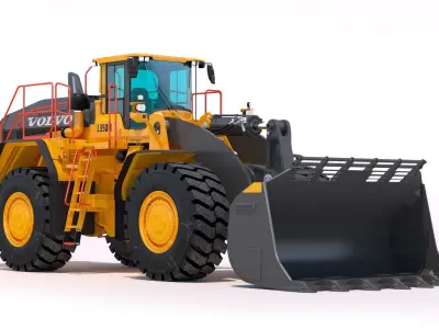 Wheel loader Volvo L350H 3D model