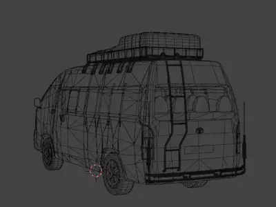 Toyota Hiace  3D model purchase