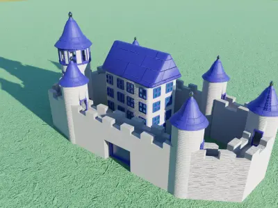 Fortress 3D model