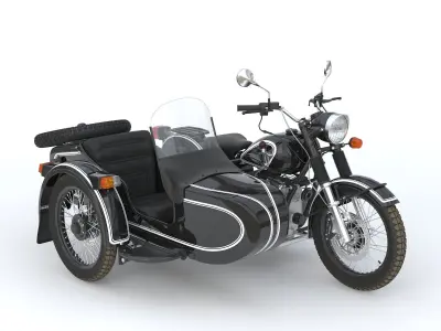 Ural Retro 3D model