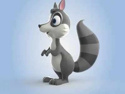 Racoon 3D model