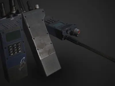 Radio Low-poly 3D model