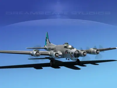 Boeing B-17G Flying Fortress  HP V02 3D model