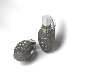 Grenade 3D model 2