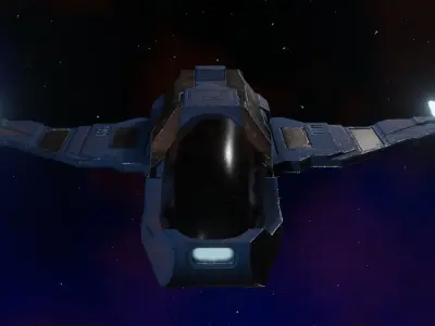 Spaceship 3D model 14