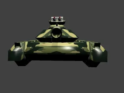 Tanque de Guerra Low-poly 3D model