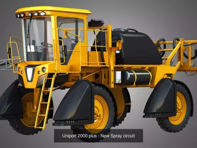7 Sprayers Collection for Farming 3D Model Pack